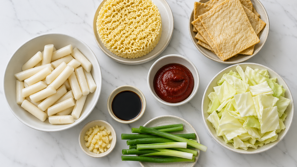 라볶이 재료