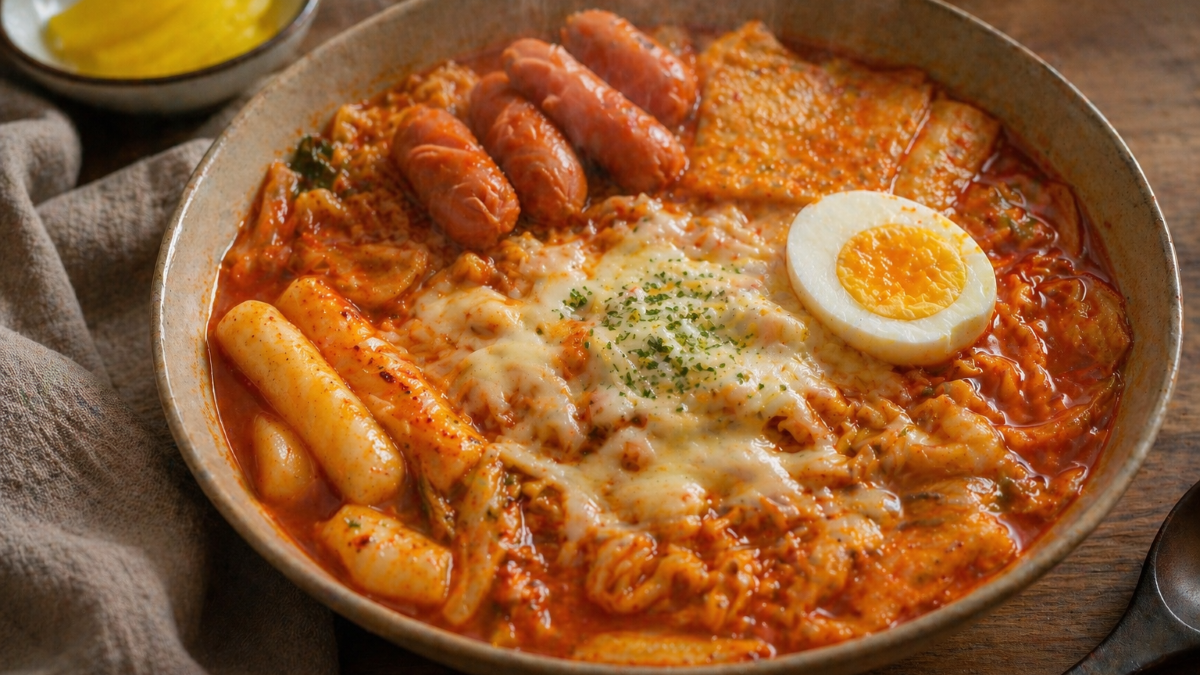 집에서 만든 라볶이