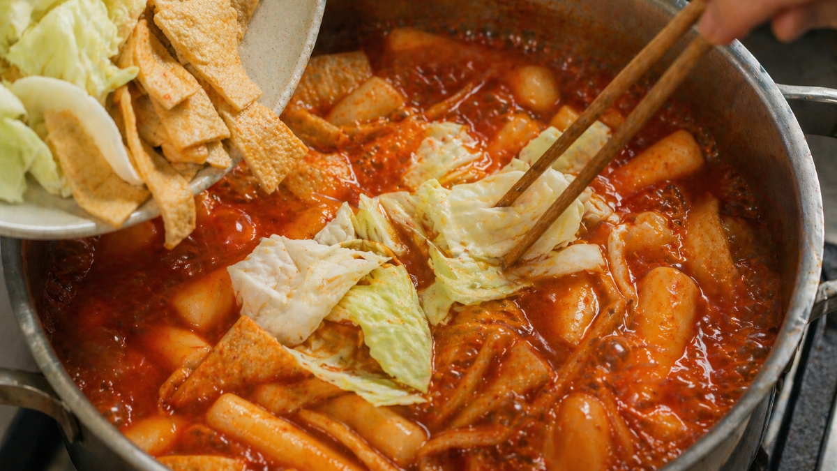 라볶이 요리하기