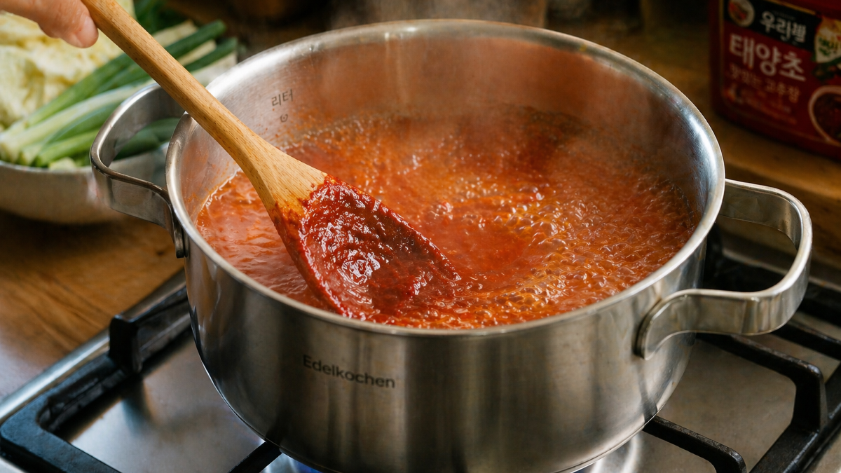 라볶이 양념 끓이기