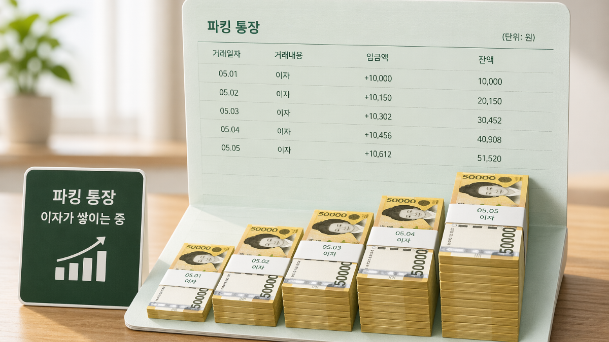 파킹통장 이자