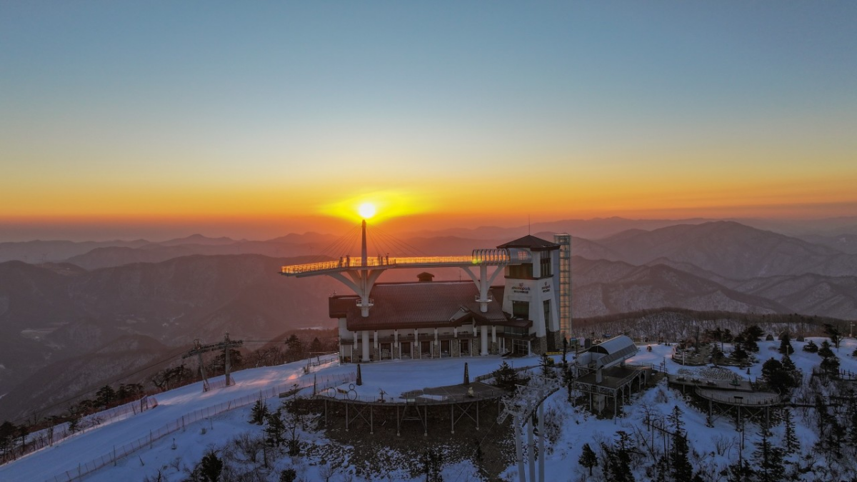 발왕산 기 스카이워크