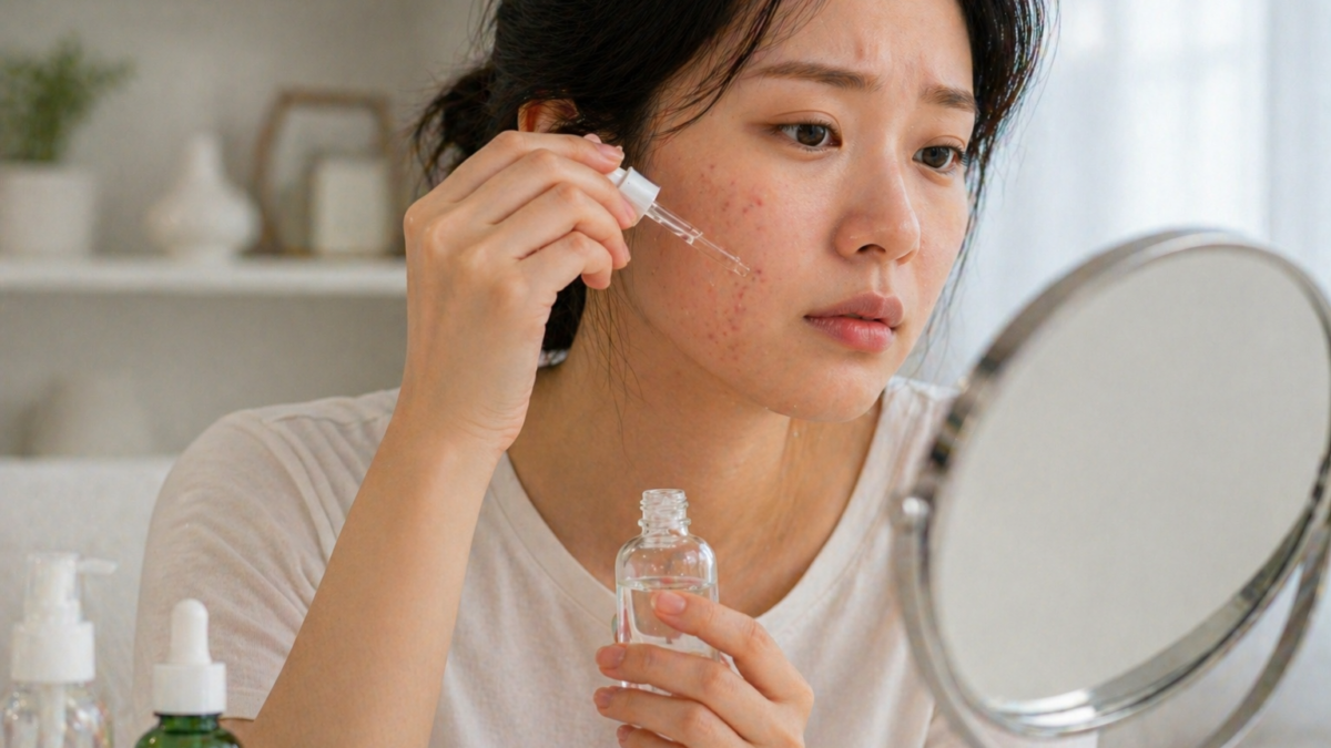 여드름 흔적 케어