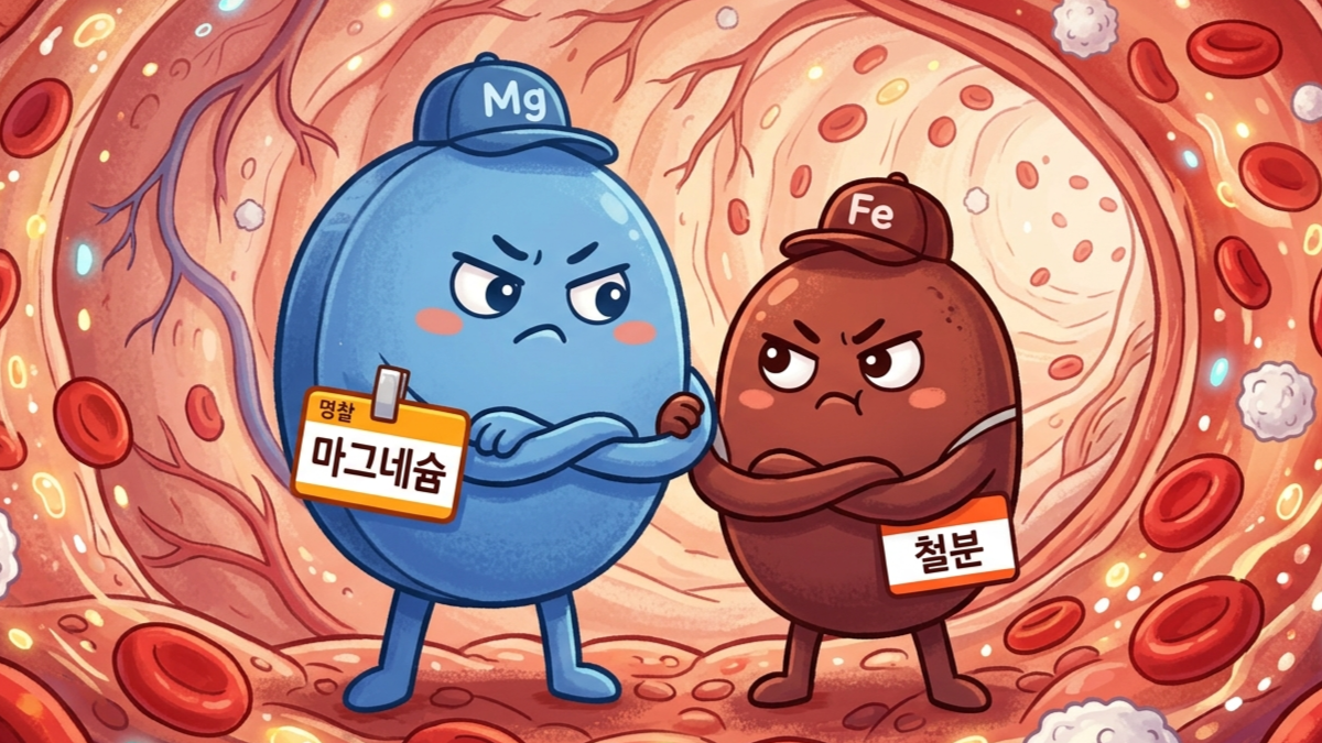 마그네슘 철분제