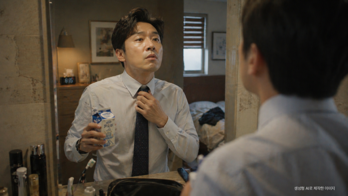 아침 공복 식사 대용 우유