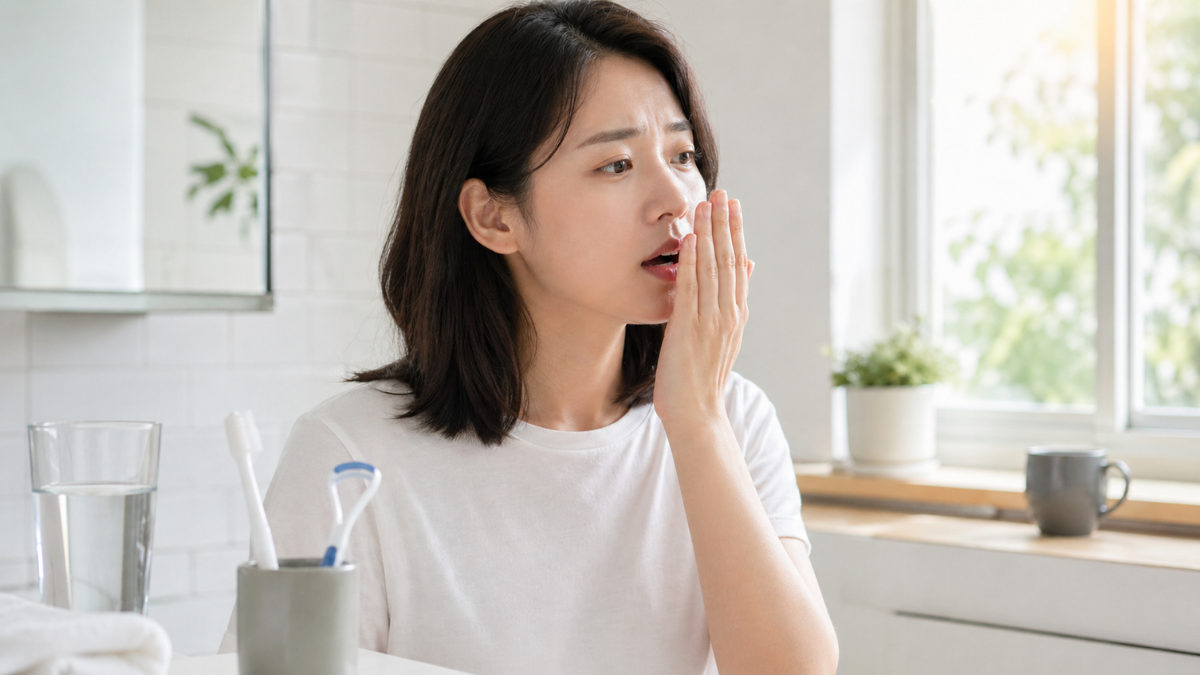 입 냄새 나는 원인