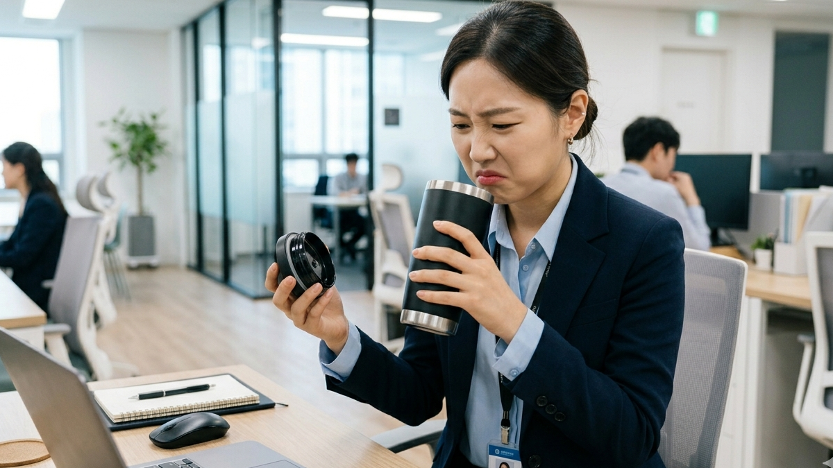 텀블러 냄새 제거