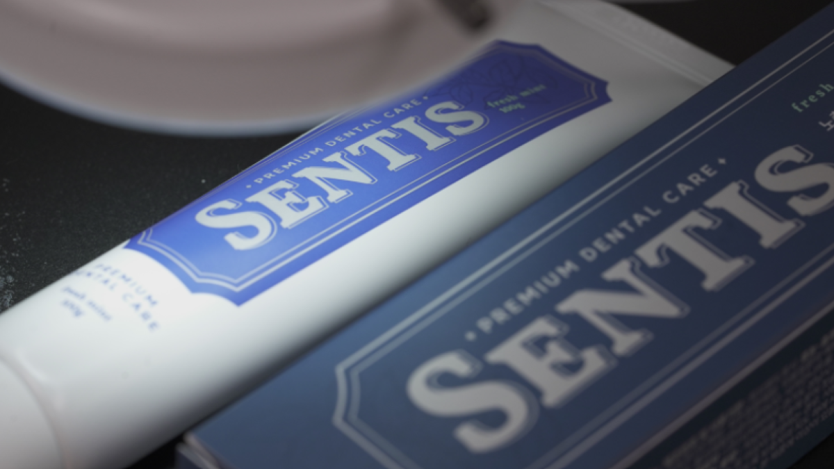 센티스 치약