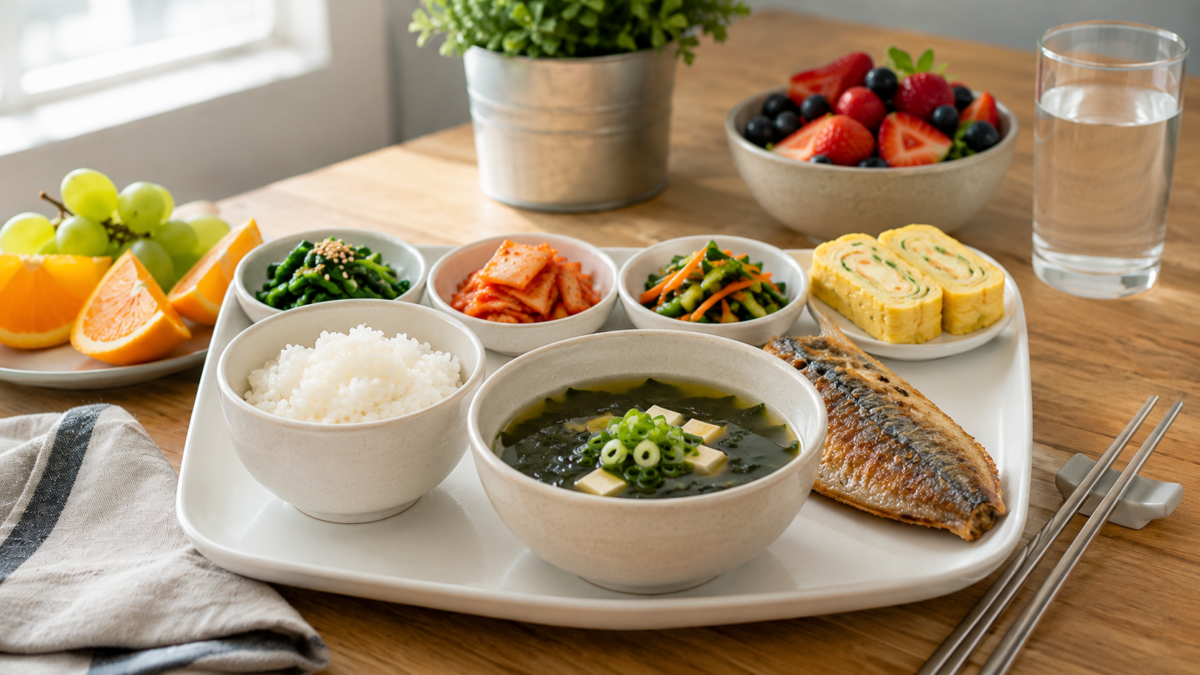 균형 잡힌 아침 식사