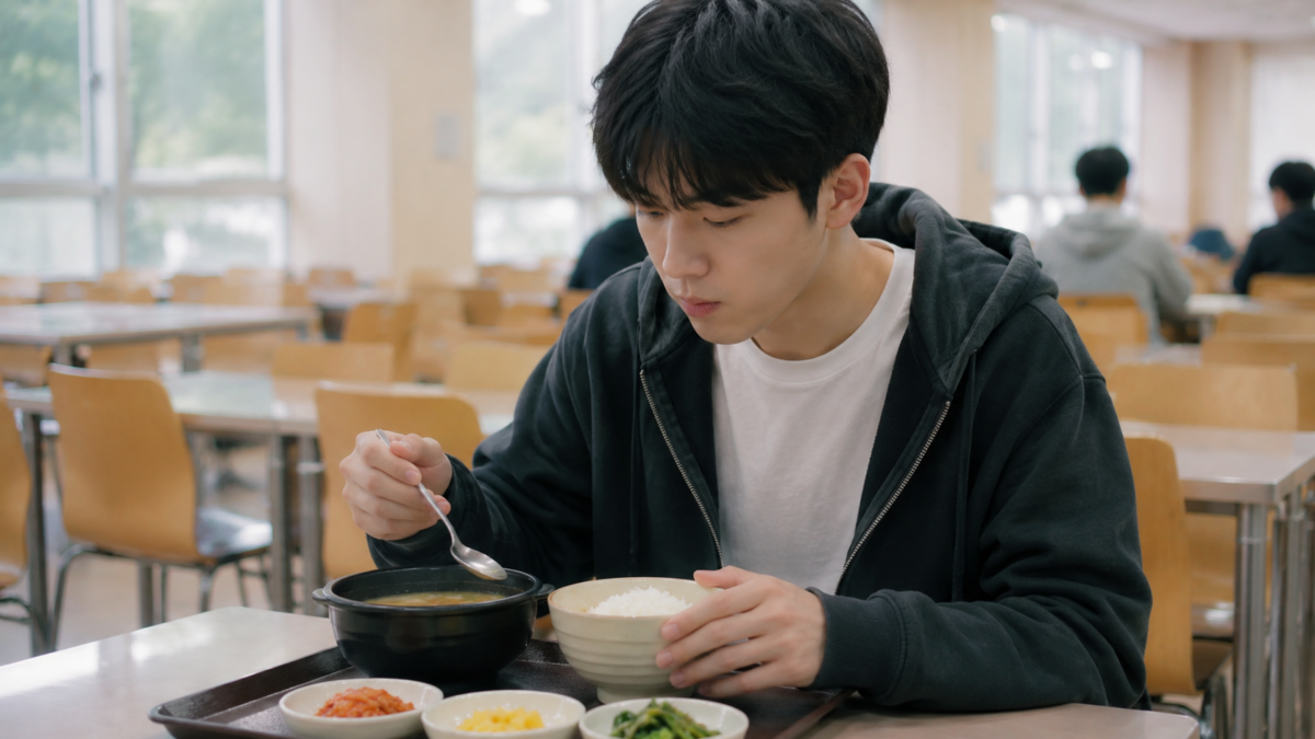 대학교 구내식당 아침밥