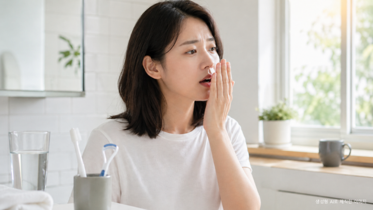 입냄새 원인과 없애는 법, 양치 후에도 냄새나는 이유