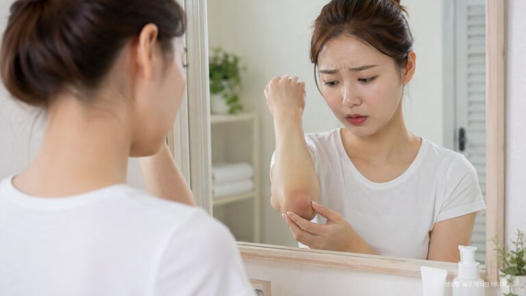 팔꿈치 하얘지는 법, 까만 팔꿈치 착색 관리부터 각질·보습까지