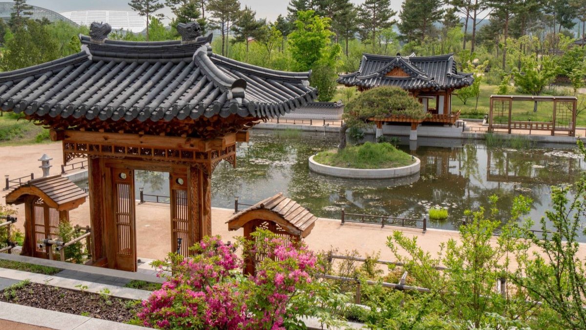 국립세종수목원 한국전통정원 야외산책코스