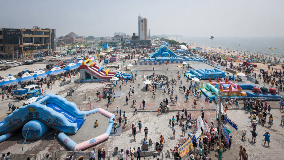 보령머드축제 체험존 종류