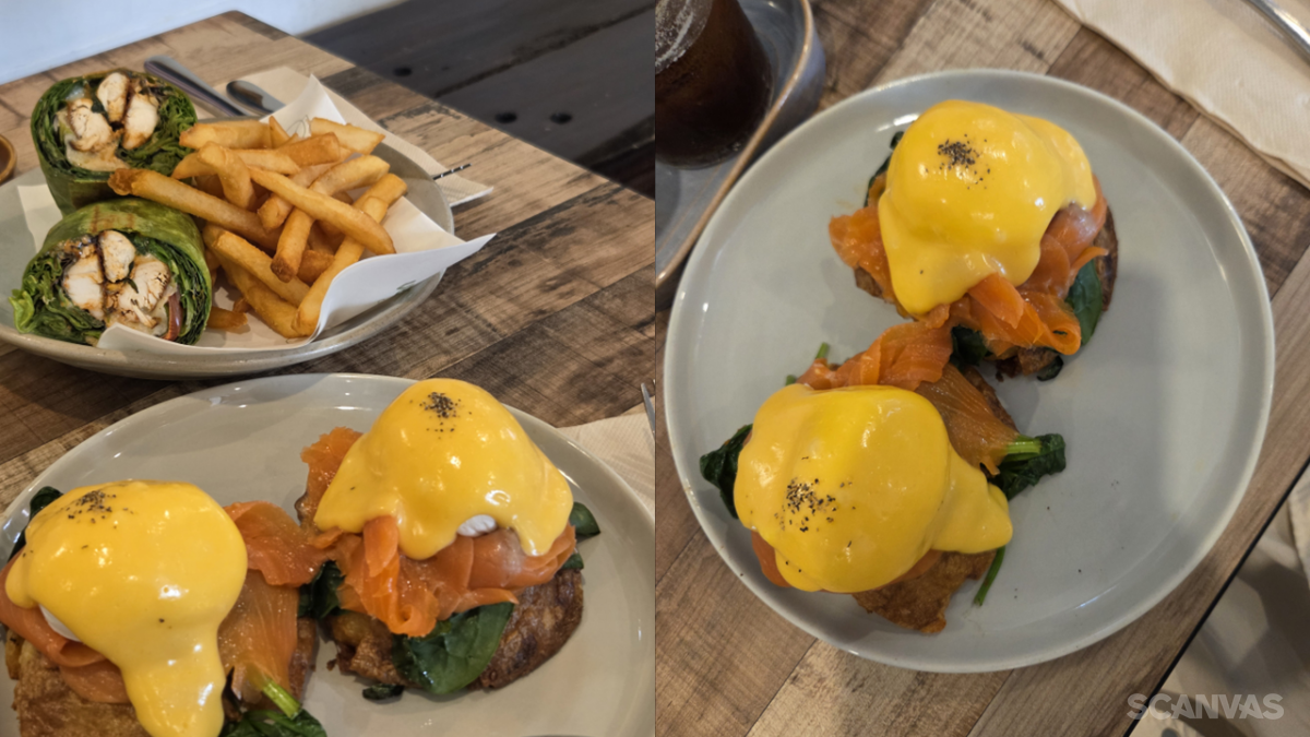 Venn Cafe 노스시드니 브런치카페 에그베네딕스 롱블랙