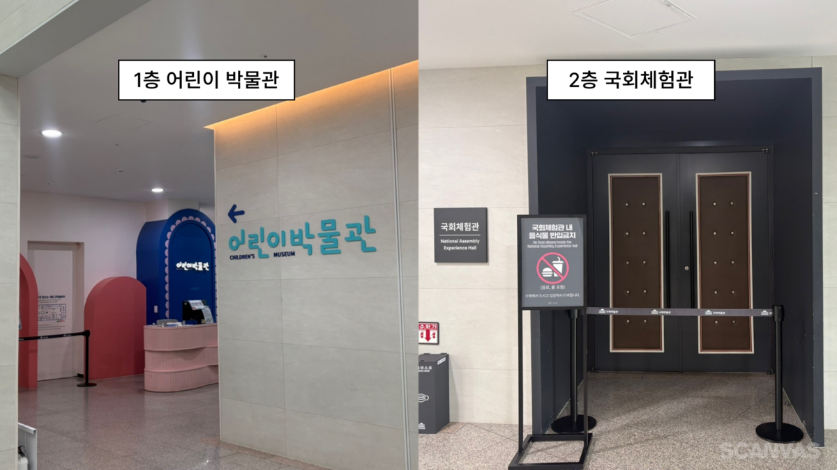 국회박물관 2층 국회체험관 의정체험 1층 어린이박물관 국회 규칙 놀이터